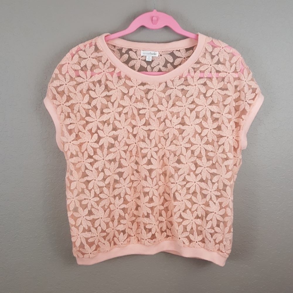 Sheer Floral Top